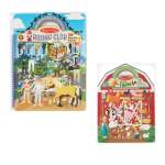 Melissa Puffy Sticker Set - Deluxe Horse Scenes And Farm