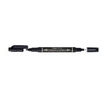 Pentel Perm Twin Tip Marker Fine Extra Fine Black