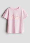Printed T-Shirt - Light Pink Barbie