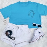 Justin Bieber Pocket Print T-Shirt