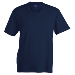 160G V-neck T-Shirt - Navy 2XL Regular