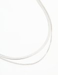 Waterproof Stainless Steel Chain Layered Necklace