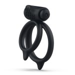 B Swish - Bcharmed Basic Plus Dual Cock Ring Black