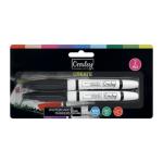 Croxley White Board Marker Black 2PK Blister