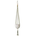 Macram Hanging Planter - Olive Forest - Large