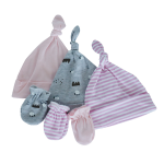 Hats & Mittens Set 6 Piece Pink
