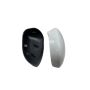 Pair Car Side Wing Mirror Cover Caps Rearview Mirror Cover Shell Case Trim Replacement Compatible For Fiat 500 500C 2007-2023 Glossy White