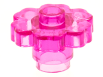 Parts Plant Flower 2 X 2 Rounded - Open Stud 4728 - Trans Dark-pink