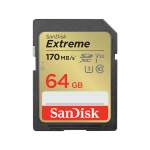 SanDisk Extreme Sd Uhs I Card For 4K Video 64GB SDSDXV2-064G-GNCIN