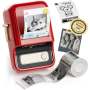 NB607 - NIIMBOT - B21_PRO - 300DPI - PORTABLE THERMAL LABEL BLUETOOTH PRINTER INCL FREE LABEL ROLL (50X30MM) RED