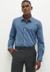 Pierre Cardin Plain Stretch Formal Shirt - Airforce