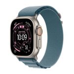 Apple Watch Ultra 3 Gps+cellular 49MM Natural Titanium Case With Light Blue Alpine Loop – Large