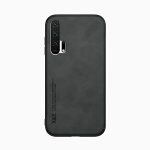 Kepuch Silklike Case For Honor 20 Pro - Cover Bumper Built-in Metal Plate For Honor 20 Pro - Black