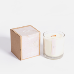 Glass Wood Wick Candle - Night Swimming