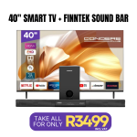 Spring Saver 40 Inch Smart Tv Combo