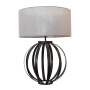 Bartley Metal Table Lamp Raw - Lamp Base With Shade