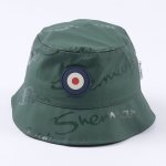Ben Sherman Targy Plastisol Bucket Hat Dark Olive - S