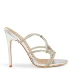 Silver Metallic Sandal