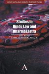 Studies In Hindu Law And Dharmasastra Anthem South Asian Normative Traditions Studies
