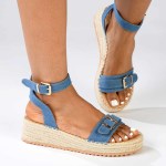 Madison Lettie Sandals - Blue - 9