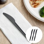 H-select Plastic Knife Black