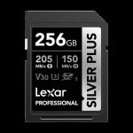 Lexar 256GB Professional Uhs-i Sdxc Memory Card 205MB S Silver Plus Series