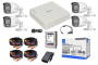 Hilook 4-CH Colorvu Cctv Kit With 1TB Hdd And Zatech Ready-made Video Cables