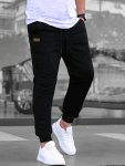 Men's Casual Waist Drawstring Joggers With Pockets Chic Classic Design Stretch Sports Pants For Outdoor