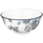 & White Floral Bowl 15.5CM