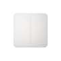 AJAX LightSwitch 2-Gang Touch & Contactless Light Panel White