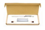 Twsbi Precision Retractable Pipe Mechanical Pencil Matte Silver 0.5MM