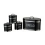 Minhaj Homeware Bread Bin And Canister 4-PIECE Set