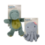 Microwave Heating Pad Octopus And Dino - Pack Of 2