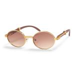 Brown Round Lens Fashion Sunglass