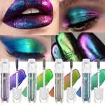 Chameleon Eyeshadow Liquid With Flash Stage Makeup Face And Lips Highlight Brighten Monochrome Polarized Eyeshadow Flash Persona