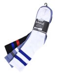 Mens 3 Pack Upsize 13 - 15 Tennis Socks - Assorted
