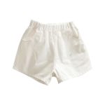 Toddler Casual Cargo Shorts Fashion Loose Fit Khaki Shorts Boys Girls Lounge Elastic Waist White 18-24 Months