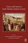 Voices And Texts In Early Modern Italian Society Hardcover