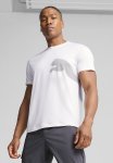 Puma M Tad Big Logo Tee - White