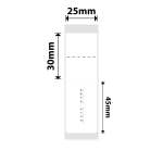 NB263 - - D101 Only - 25MMX75MM - 90 Jewellery Void Labels