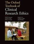 The Oxford Textbook of Clinical Research Ethics Paperback