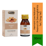 Live Natural Peanut Oil Moongfali Ka Tel Sing Tel 30ML - Skin Care For External Use Only - 30ML