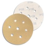 Binic 50PC B65 20% Ceramic Velcro Sanding Discs D150MM 7-HOLES P150 BIN004 7