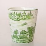 Lime Green Planter – Chinese Design – 15X13.5CM