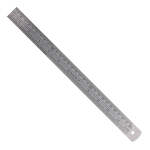 12" Stainless Steel Ruler 300MM AC990-012-11