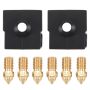 For Ender 3 V3 Se Nozzle Kit 3D Printer Brass Nozzles