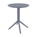 Sky 60 Round Table - Flip Top 4 Colours - Taupe