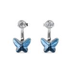 DESTINY Butterfly Skye Earrings With Swarovski Crystals