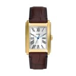 Fossil Carraway Three-hand Gold-tone Stainless Steel Men's Watch FS6011