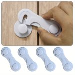 5PCS Child Safety Locks - Easy Install Secure Drawers & Cabinets For Kids Protection - Perfect Holiday Gift
